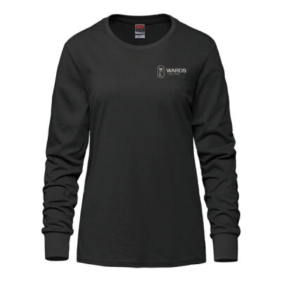 Long Sleeve Crew Neck Tee - Ladies (Dark)  Thumbnail