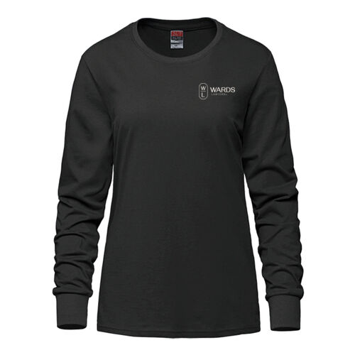 Long Sleeve Crew Neck Tee - Ladies (Dark)  Thumbnail